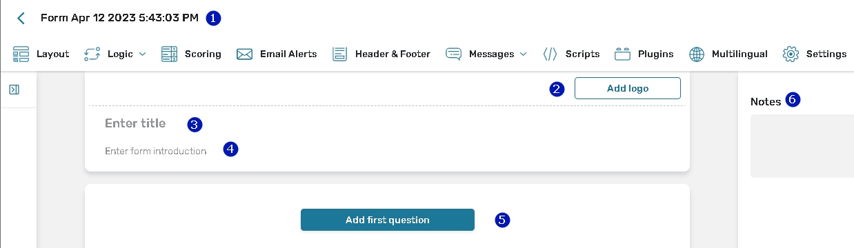 How to create a Form