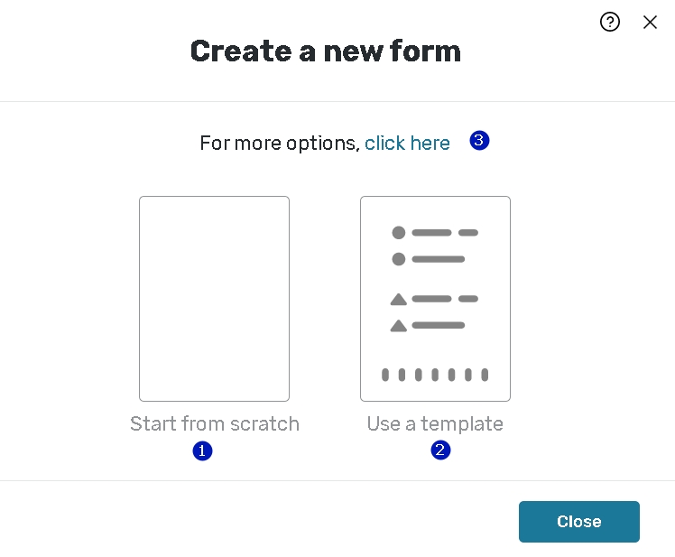 How to create a Form